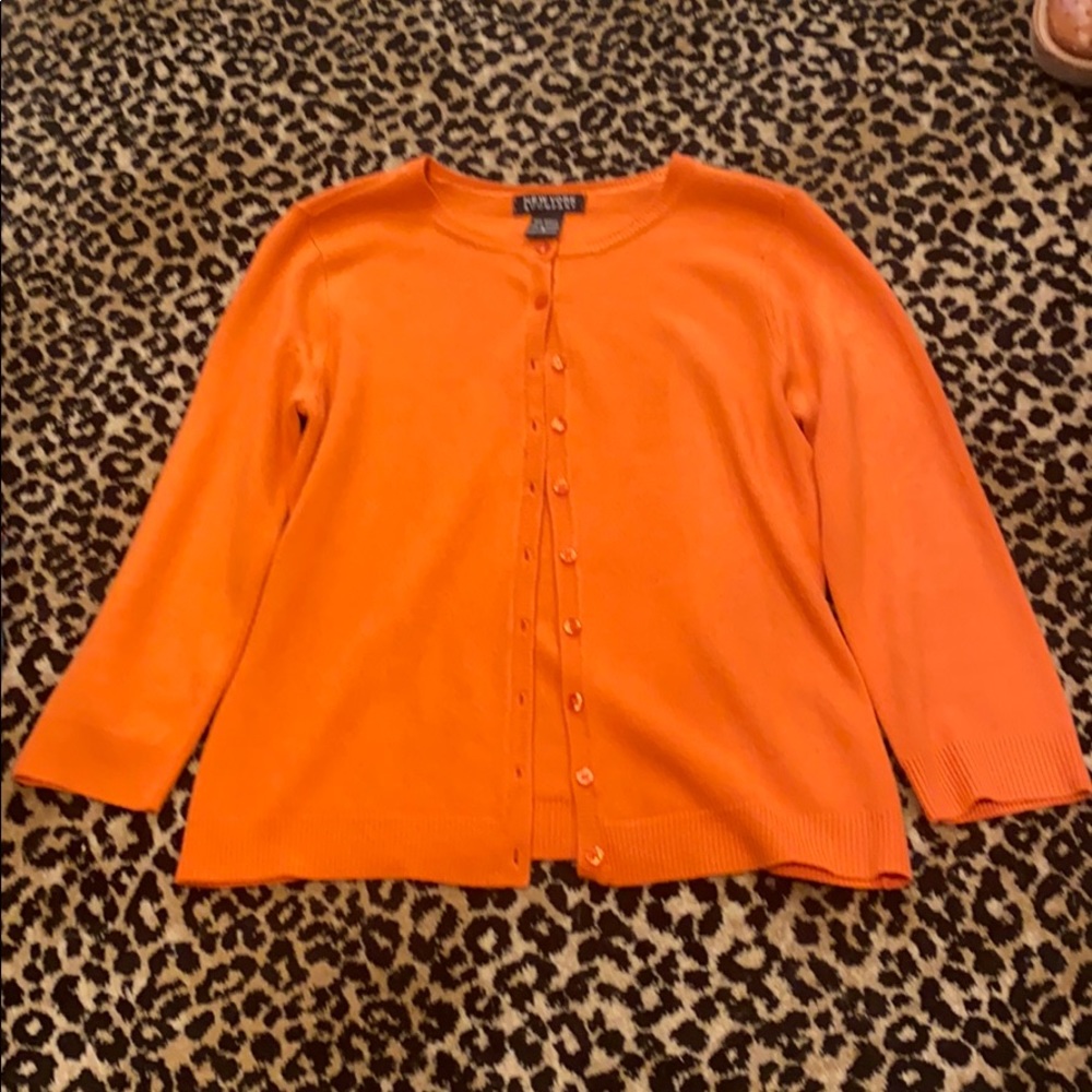 Orange Cardigan